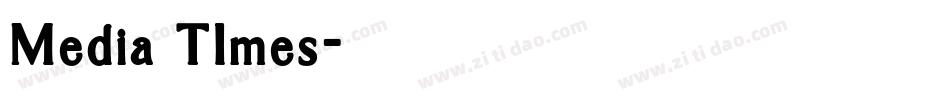 Media TImes字体转换